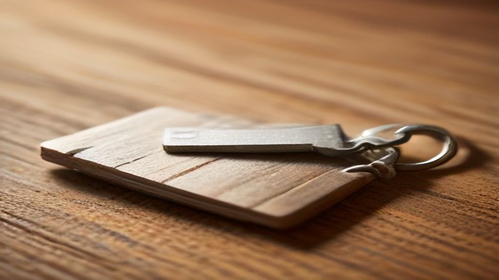 Deux clés posées côte à côte sur une table en bois, symbolisant le choix entre deux plateformes de location