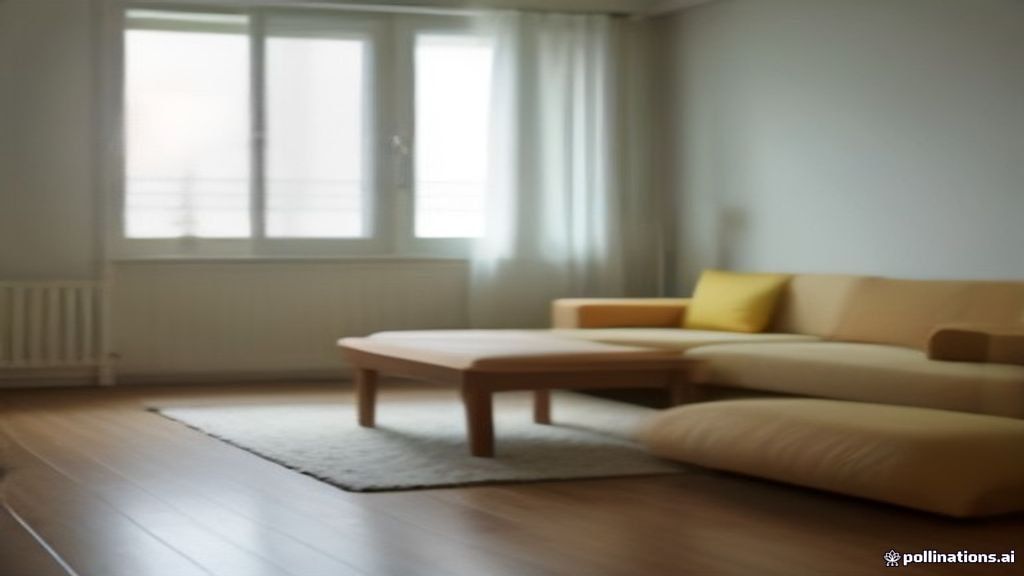 Salon d'un appartement meublé en Suisse romande, prêt pour l'accueil de locataires courte ou longue durée