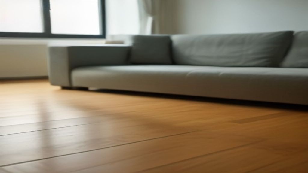 Tasse cassée sur le parquet d'un logement meublé, exemple de petit dommage possible lors d'un séjour Airbnb