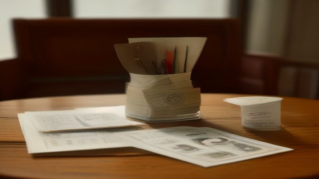 Clés d'un logement et billets répartis en plusieurs piles sur une table en bois, évoquant un paiement échelonné